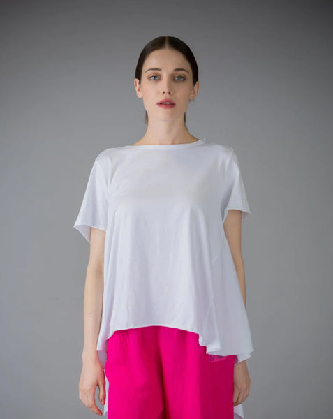 Paolo Tricot Sale, WT110709 Cotton Hi Lo T Shirt 50% Off Regular Price