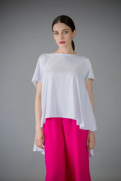 Paolo Tricot Sale, WT110709 Cotton Hi Lo T Shirt 50% Off Regular Price