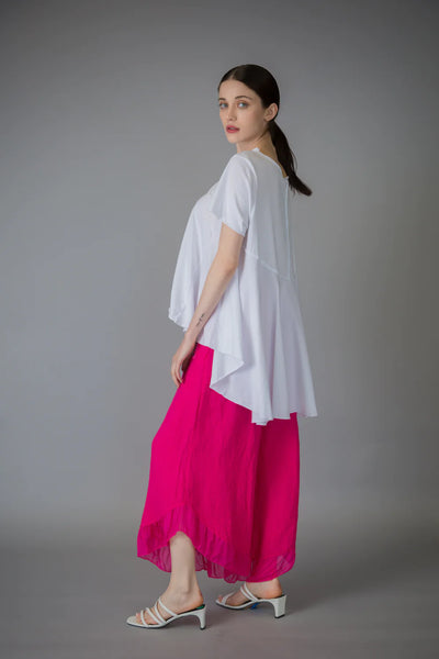 Paolo Tricot Sale, WT110709 Cotton Hi Lo T Shirt 50% Off Regular Price