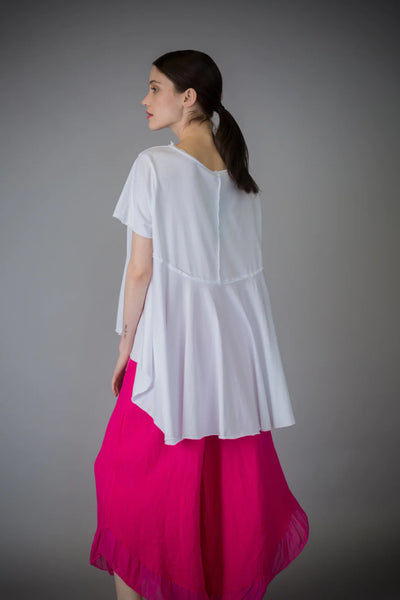 Paolo Tricot Sale, WT110709 Cotton Hi Lo T Shirt 50% Off Regular Price