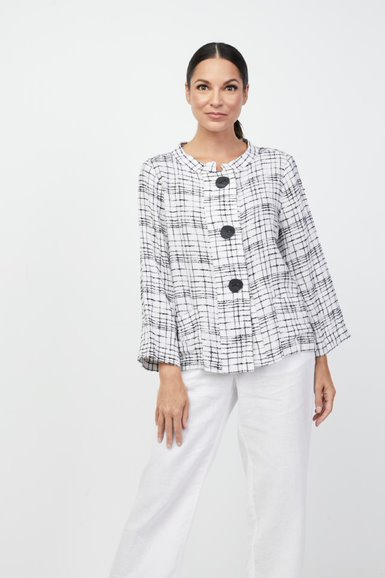 LIV Spring/Summer Sale, 285405 Retro Jacket, White 50% Off Regular Price