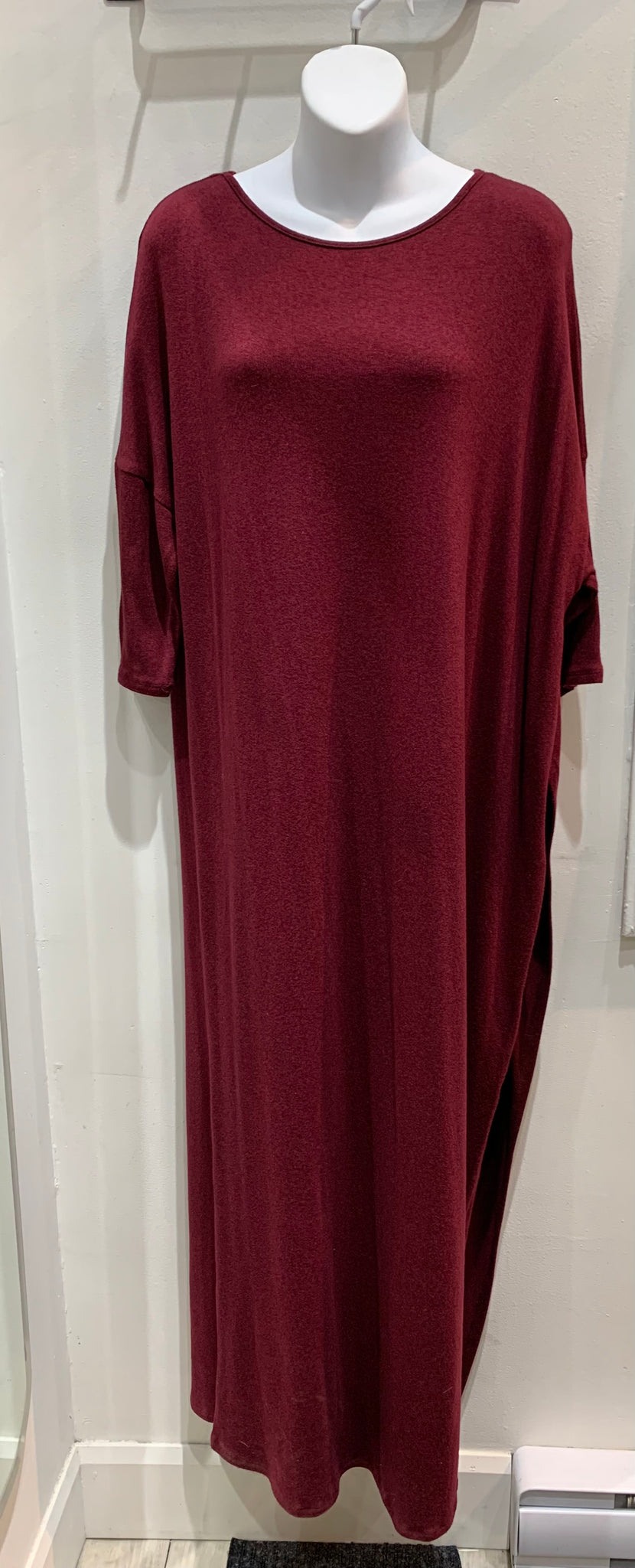 Gilmour Sale, MsT-1526 Modal Sweater Knit "Antonella" Maxi Tunic, 50% OFF