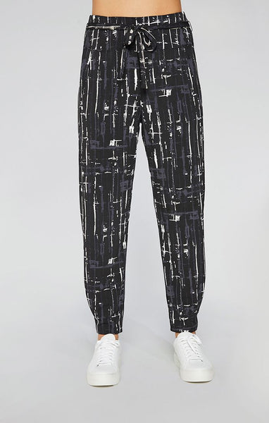 Sympli, 27231 Belted Pleat Hem Jogger