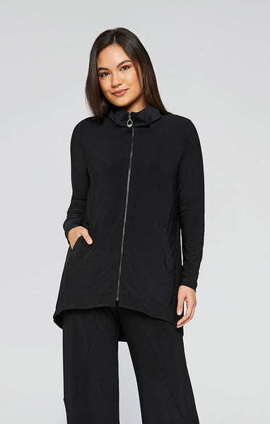 Sympli, 25140 Zest Pleat Neck Jacket