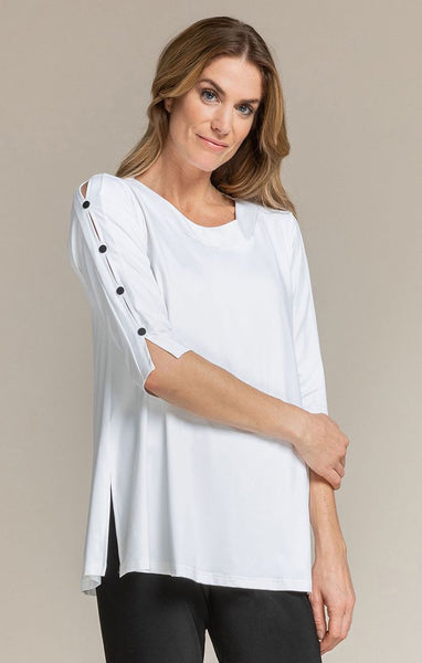 Sympli, 23152Z-2 Icon Tunic 3/4 Sleeve